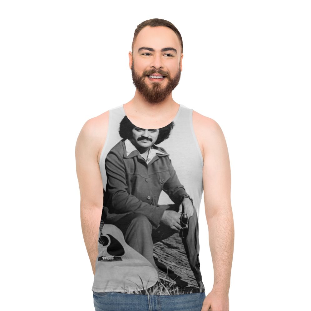 Freddy Fender Unisex Country Music Icon Tank Top