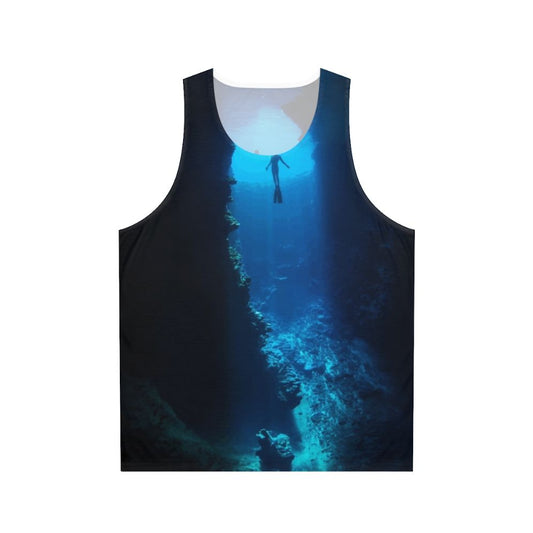 Unisex free diver tank top for spearfishing and ocean exploration