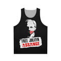 Free Julian Assange Unisex Tank Top
