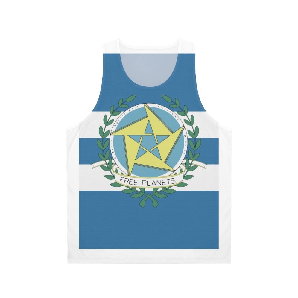 Unisex Free Planets Alliance Anime Tank Top