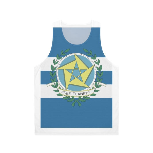 Unisex Free Planets Alliance Anime Tank Top
