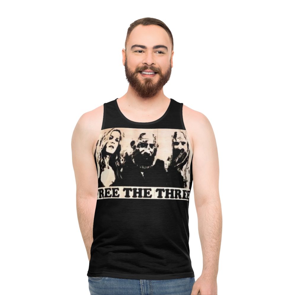 "Free The 3 From Hell" Unisex Tank Top by Rob Zombie