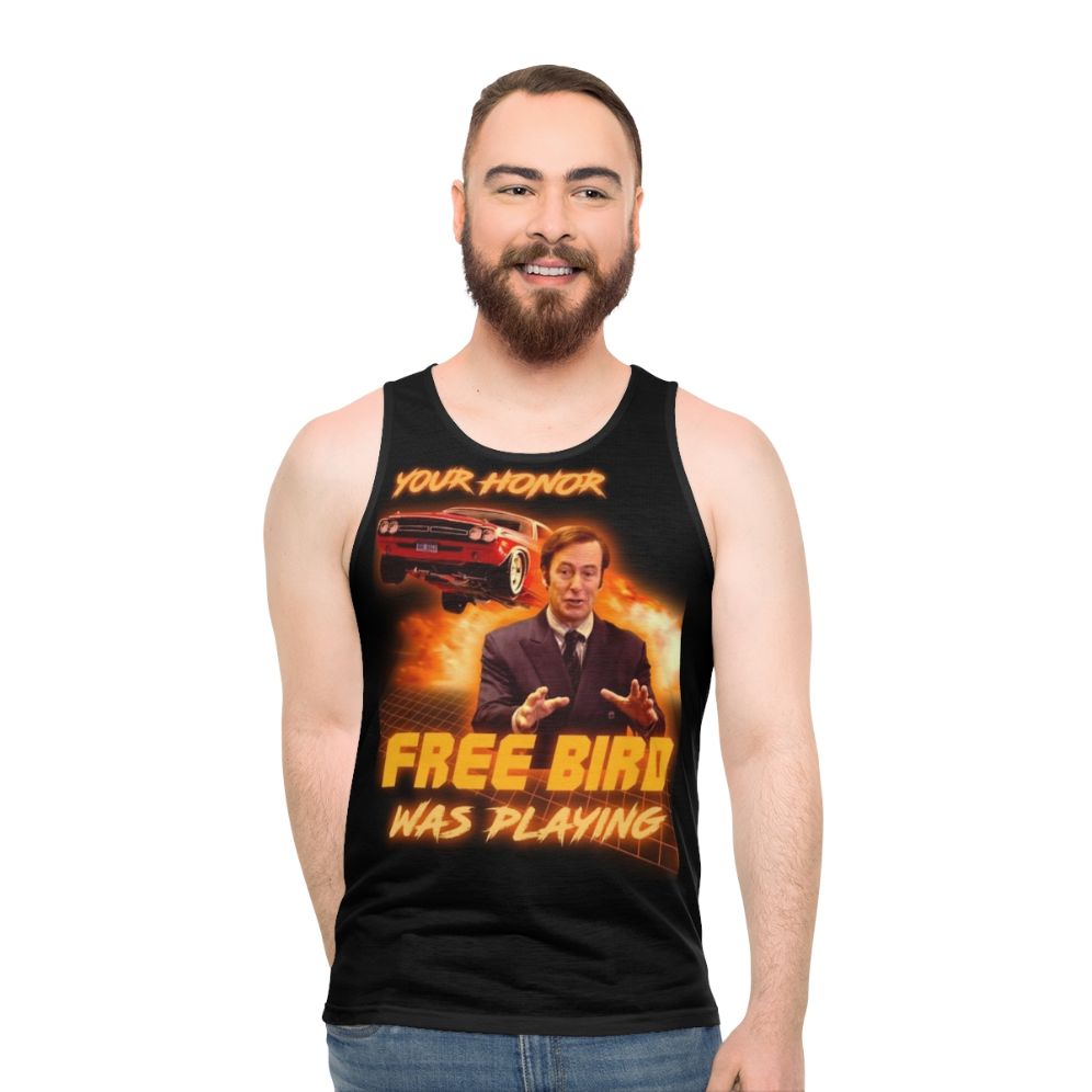 Freebird unisex graphic tank top