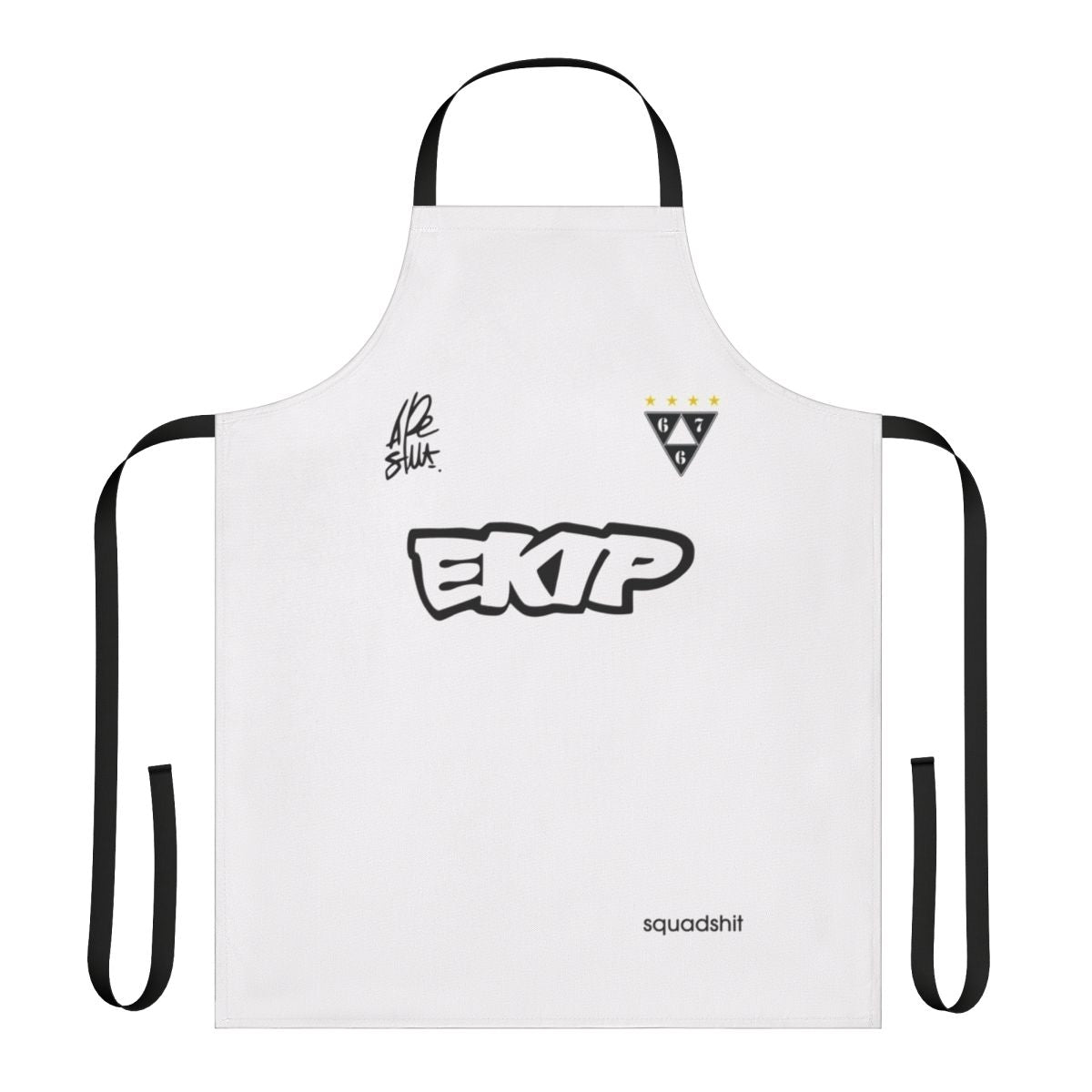 High-quality apron featuring the Freeze Corleone Ekip design for rap and hip hop enthusiasts.
