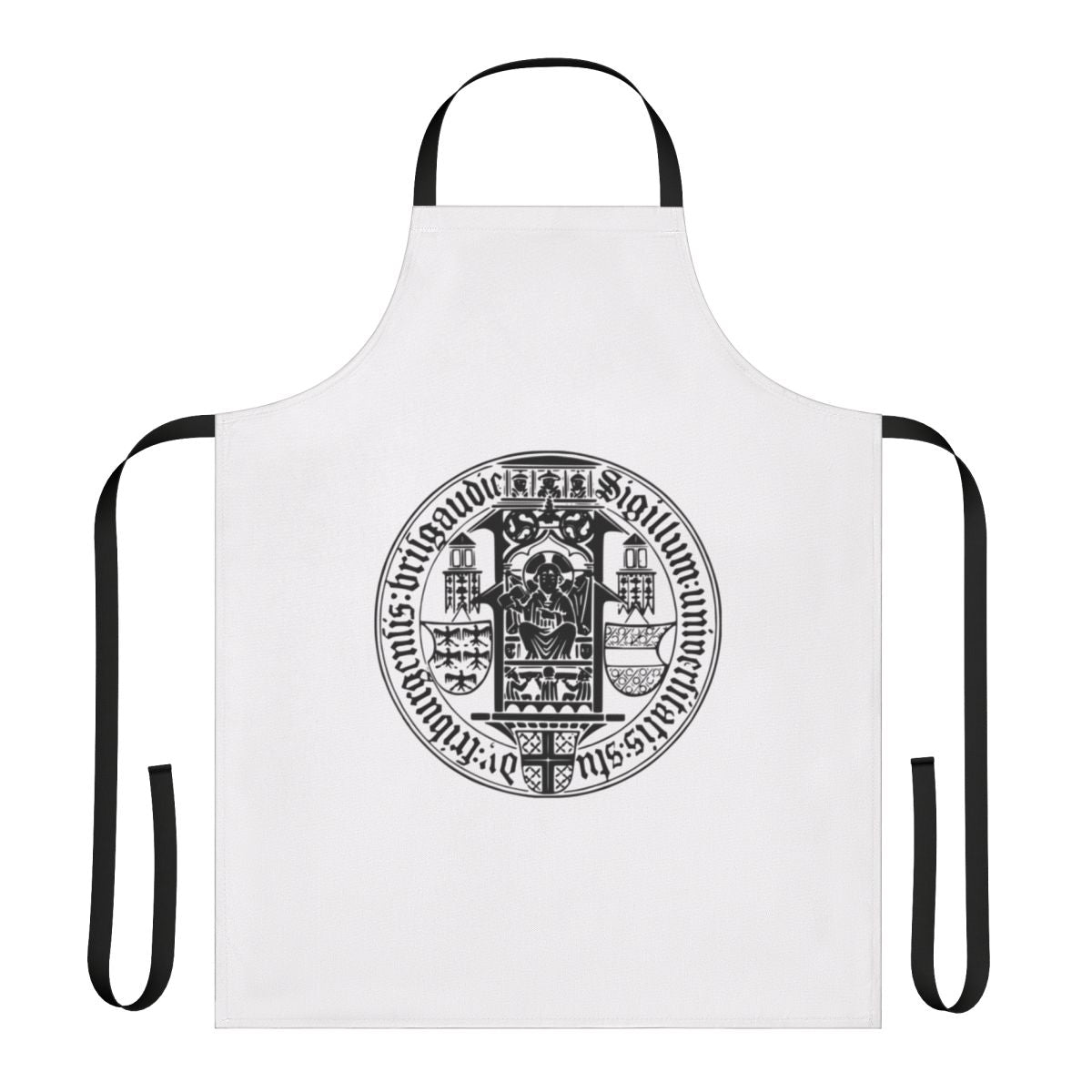 Freiburg University-inspired sports apron featuring the university logo and design elements.