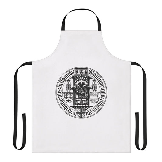 Freiburg University-inspired sports apron featuring the university logo and design elements.