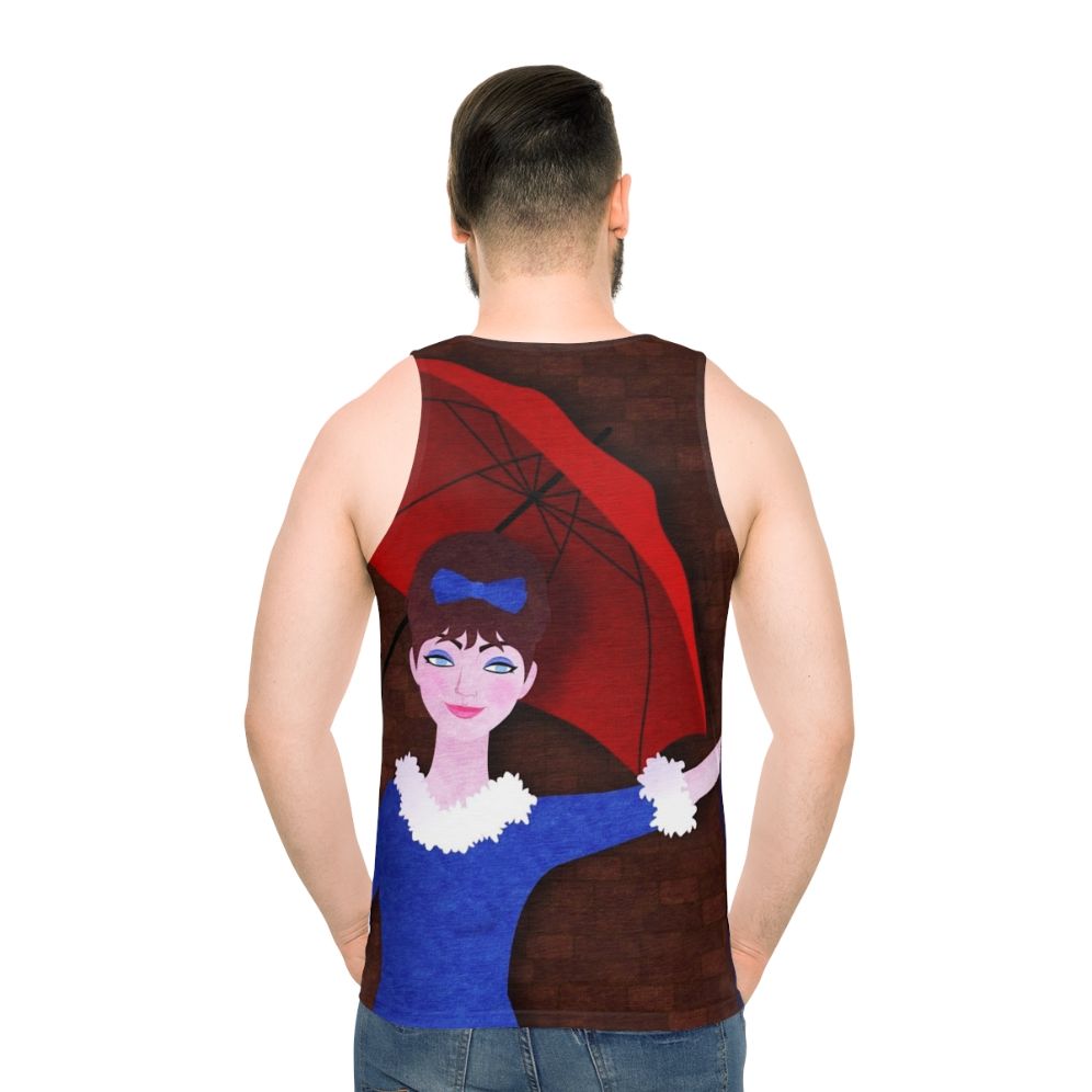 Unisex French cinema inspired tank top with "Une Femme Est Une Femme" design