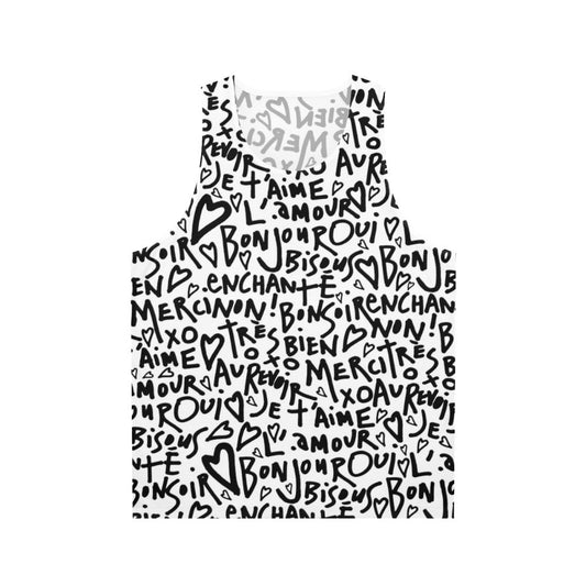 French "I Heart" Unisex Tank Top