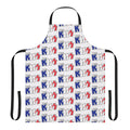 Apron featuring the French Kiss the Band logo design