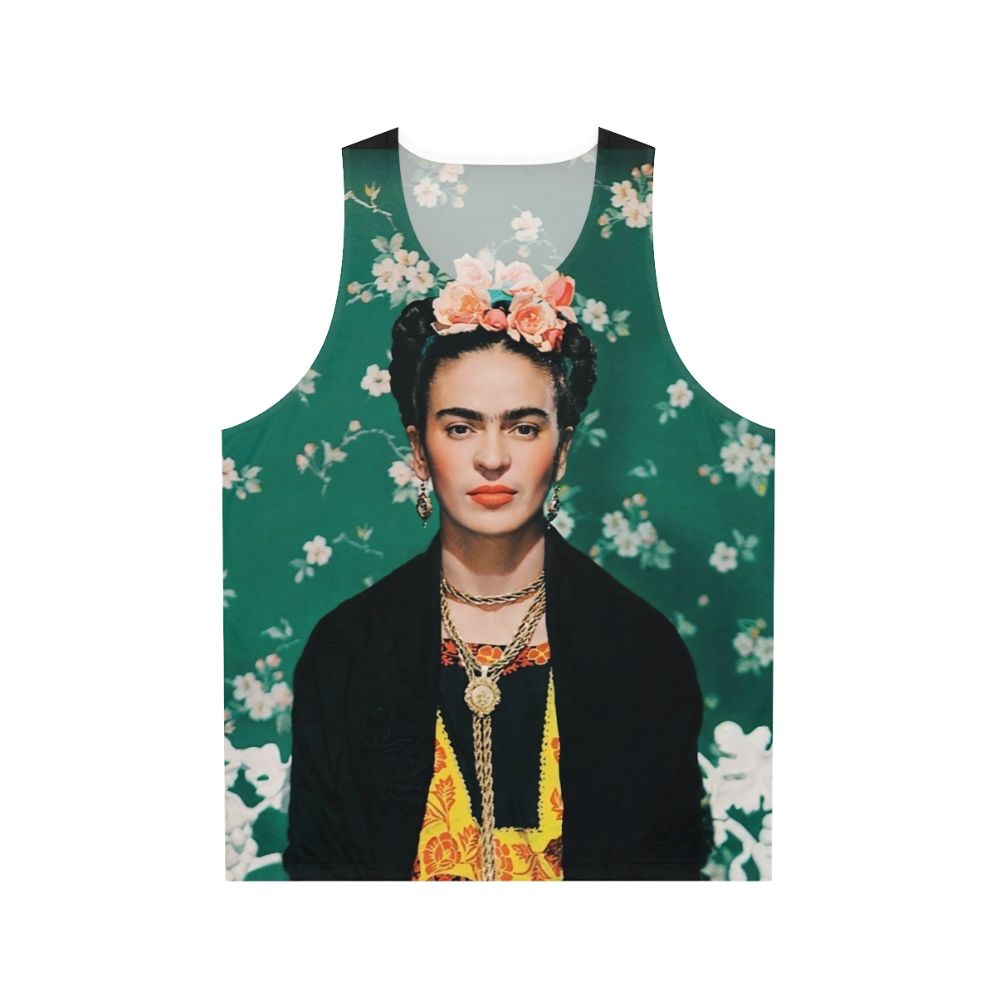 Frida Kahlo Feminist Vogue Portrait Unisex Tank Top