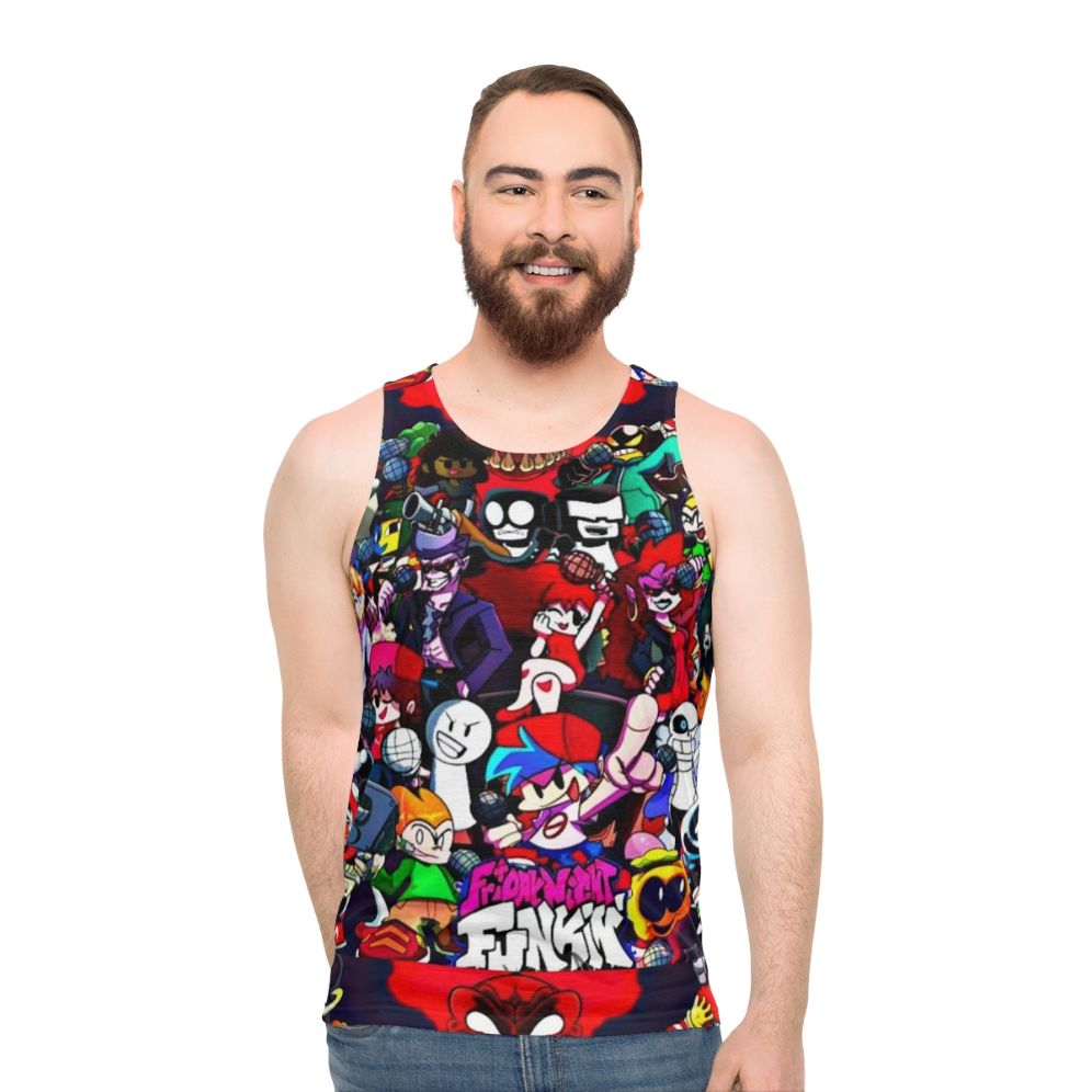 Friday Night Funkin' characters unisex tank top