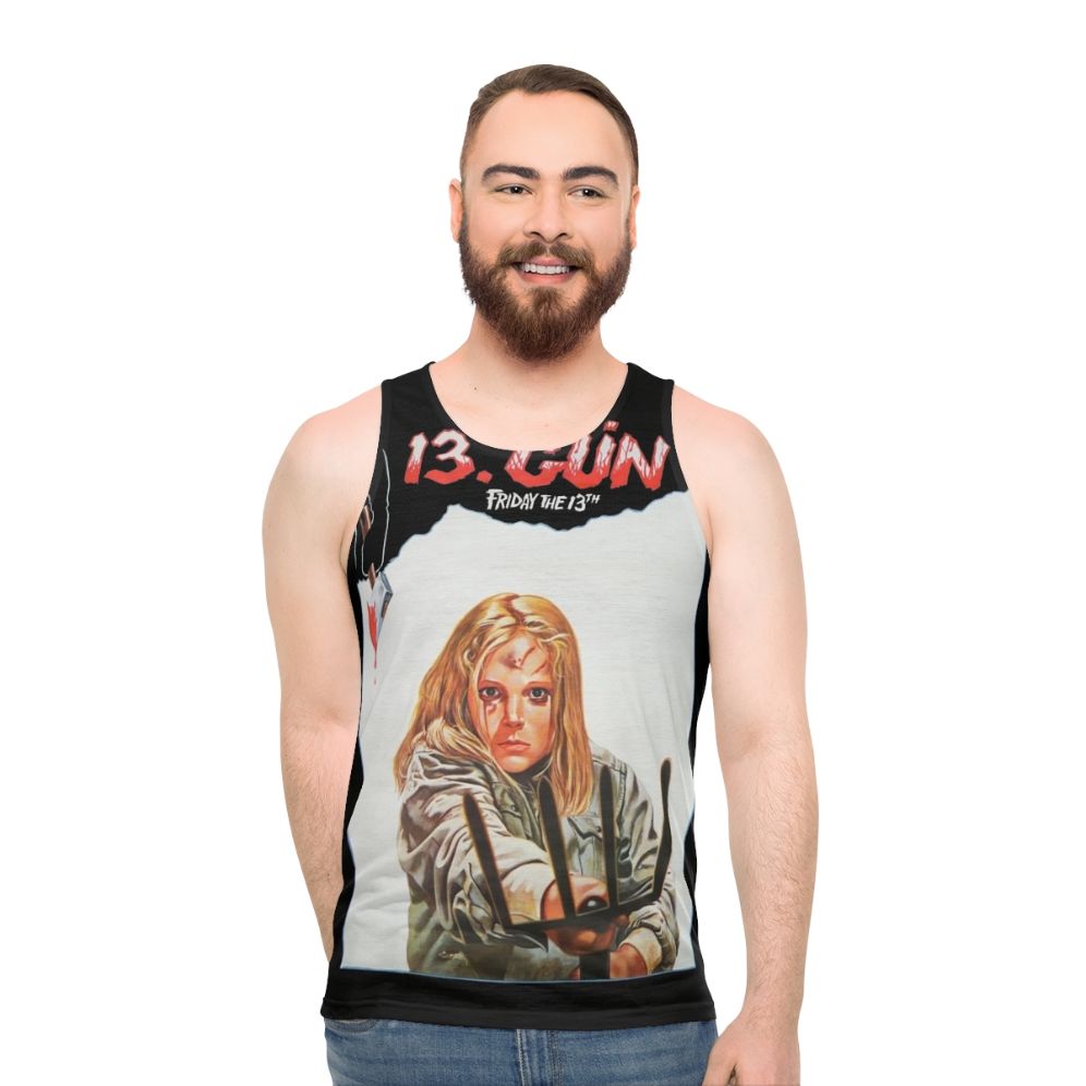 Friday the 13th Part 2 Jason Voorhees Horror Movie Unisex Tank Top