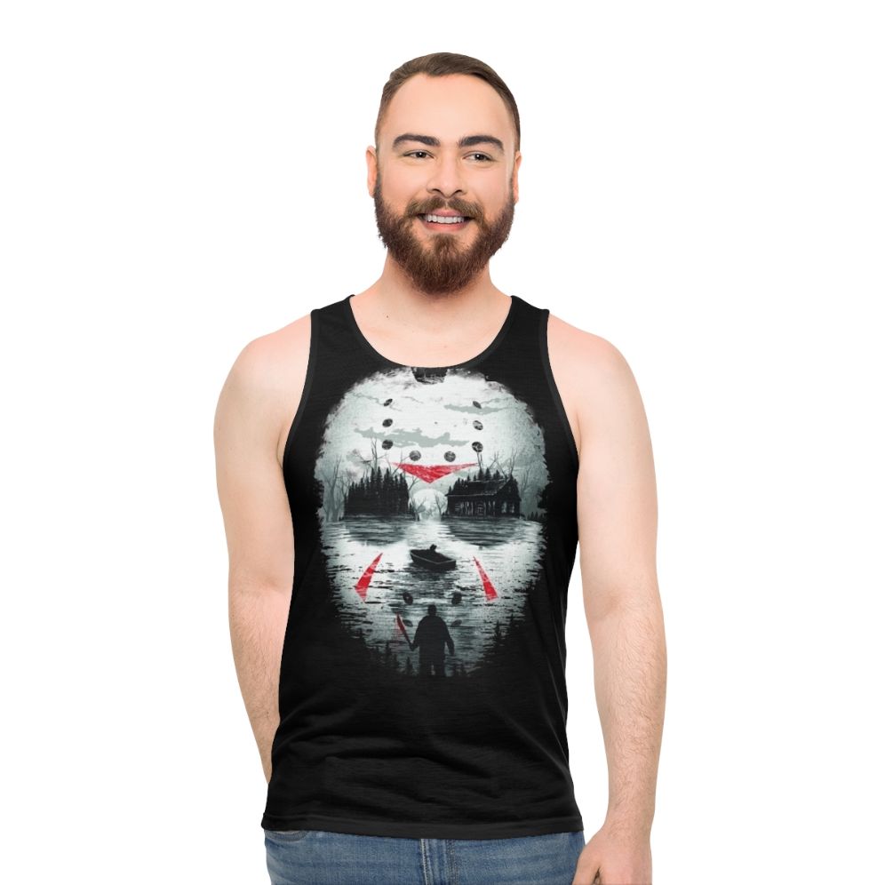 Unisex Friday the 13th inspired tank top