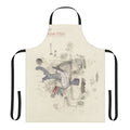 Frightened Retro Apron featuring a unique music-inspired design