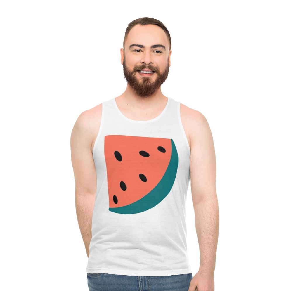 Fruits unisex tank top for music enthusiasts