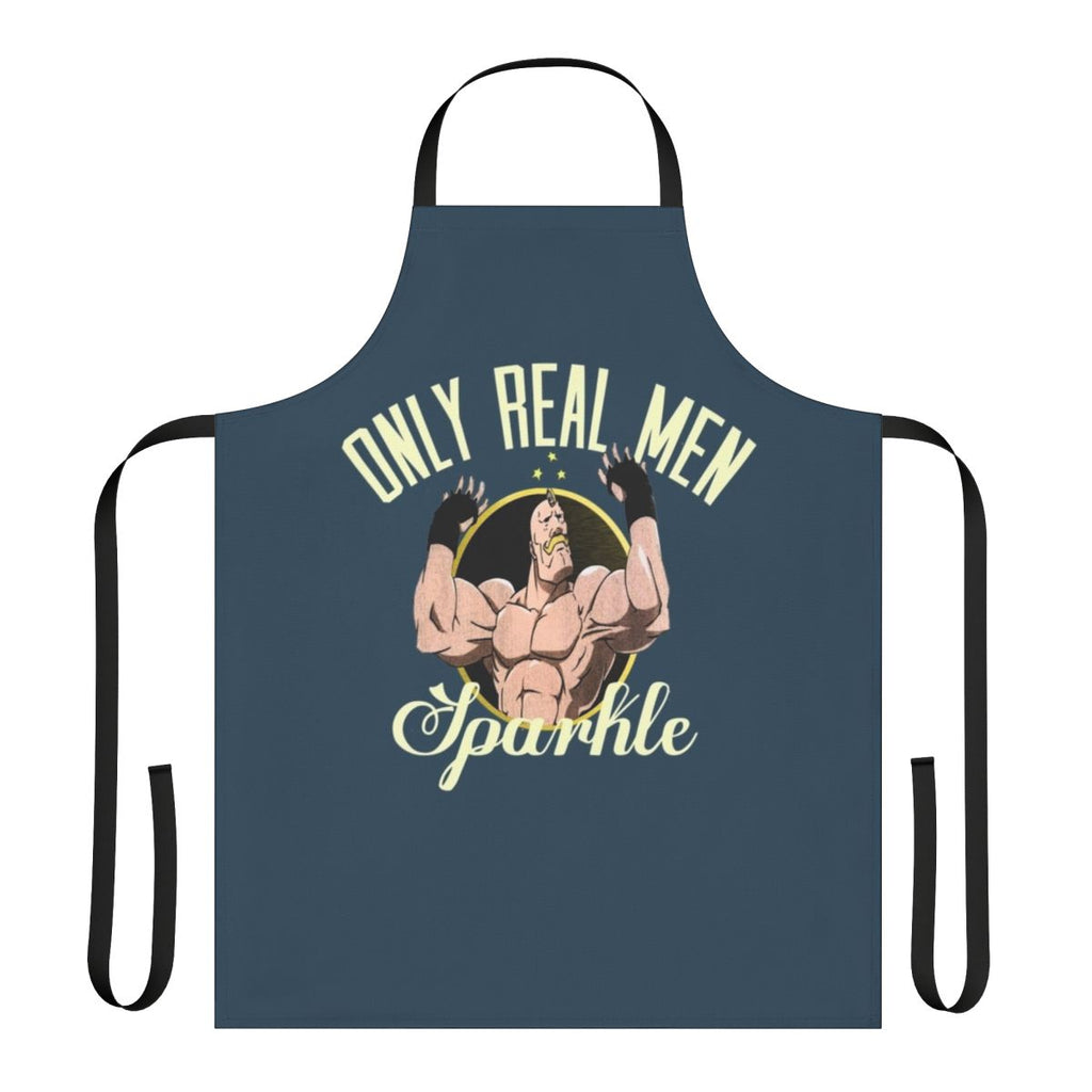 Fullmetal Alchemist inspired apron with alchemy symbols and sparkles