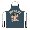 Fullmetal Alchemist inspired apron with alchemy symbols and sparkles