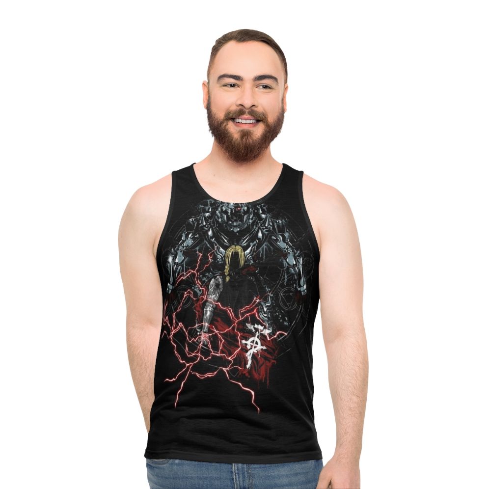Fullmetal Alchemist inspired unisex tank top