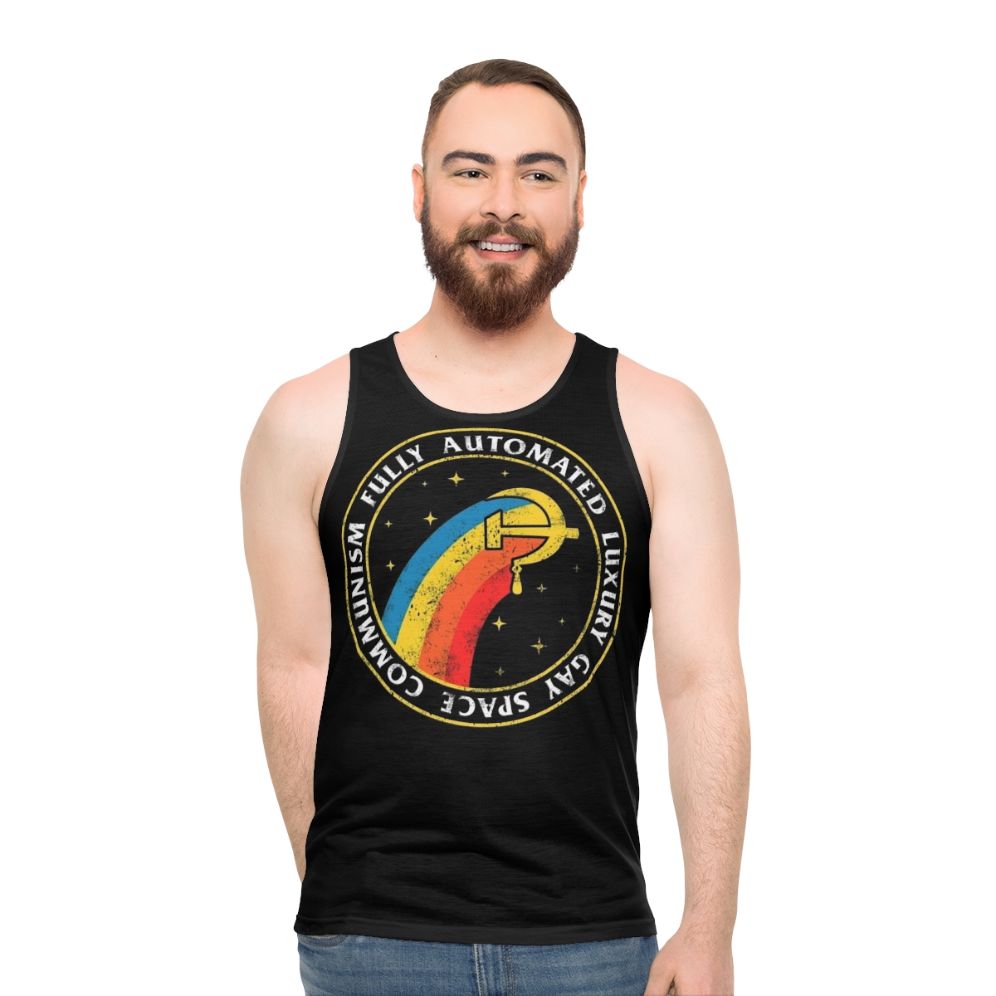 Fully Automated Luxury Gay Space Communist Unisex Tank Top