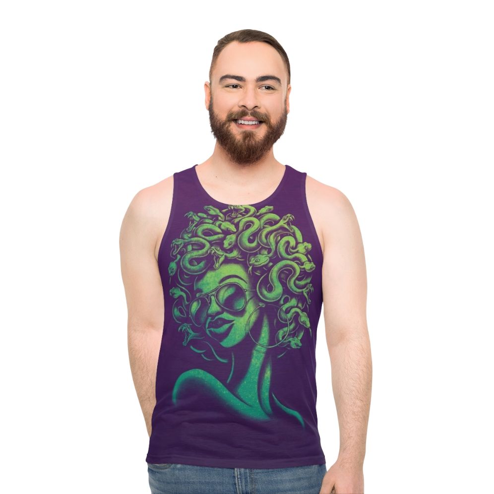 Funky Medusa Unisex Tank Top