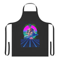 Funky retro graphic apron featuring a stylized design inspired by musician Louis Cole