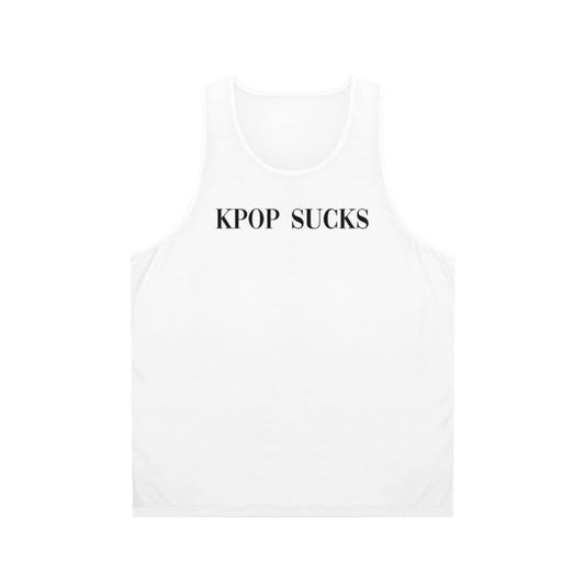 Funny anti-k-pop unisex tank top