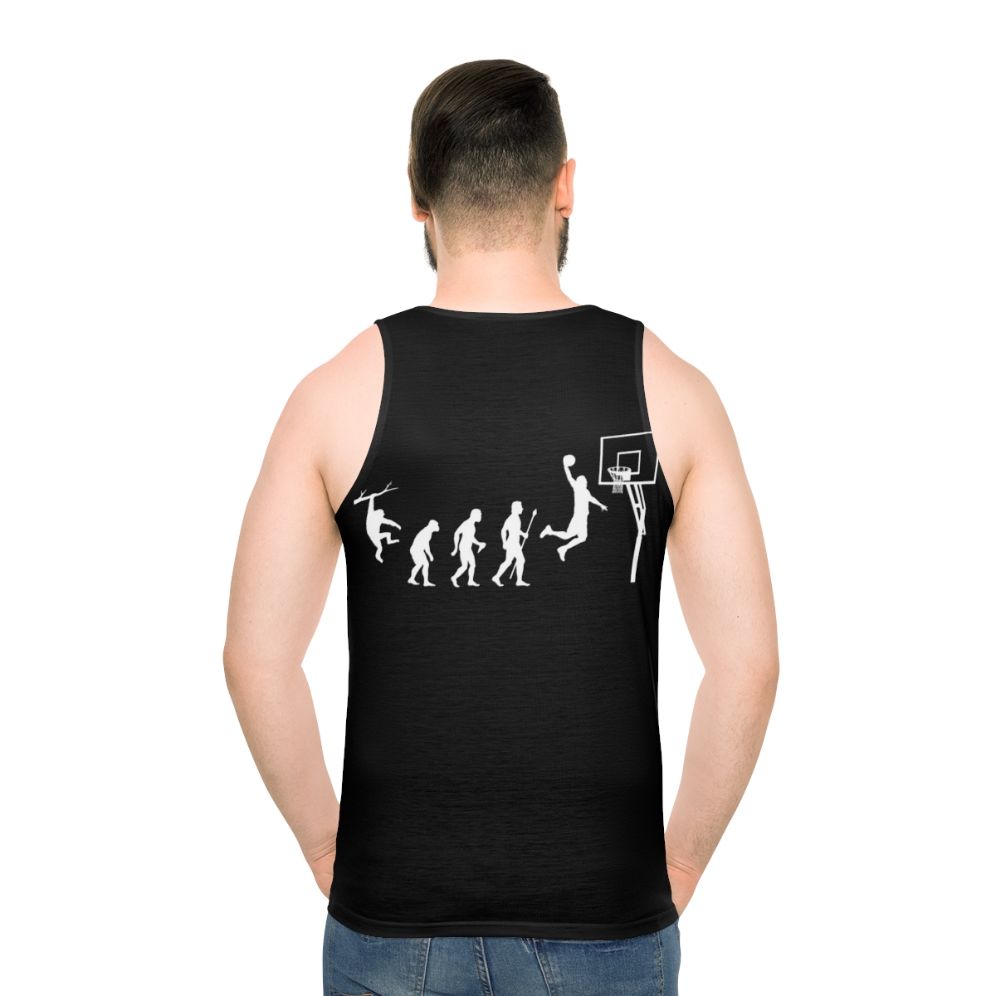 Funny basketball evolution unisex tank top