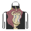 Big Mouth inspired apron featuring the Hormone Monster character