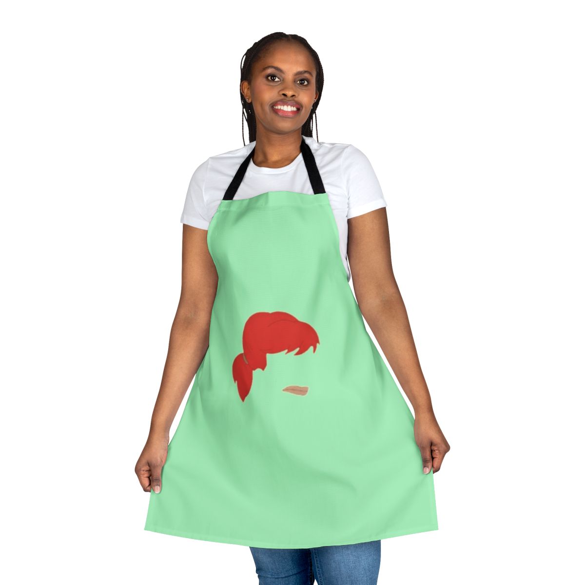 Big Mouth Netflix inspired apron with colorful characters