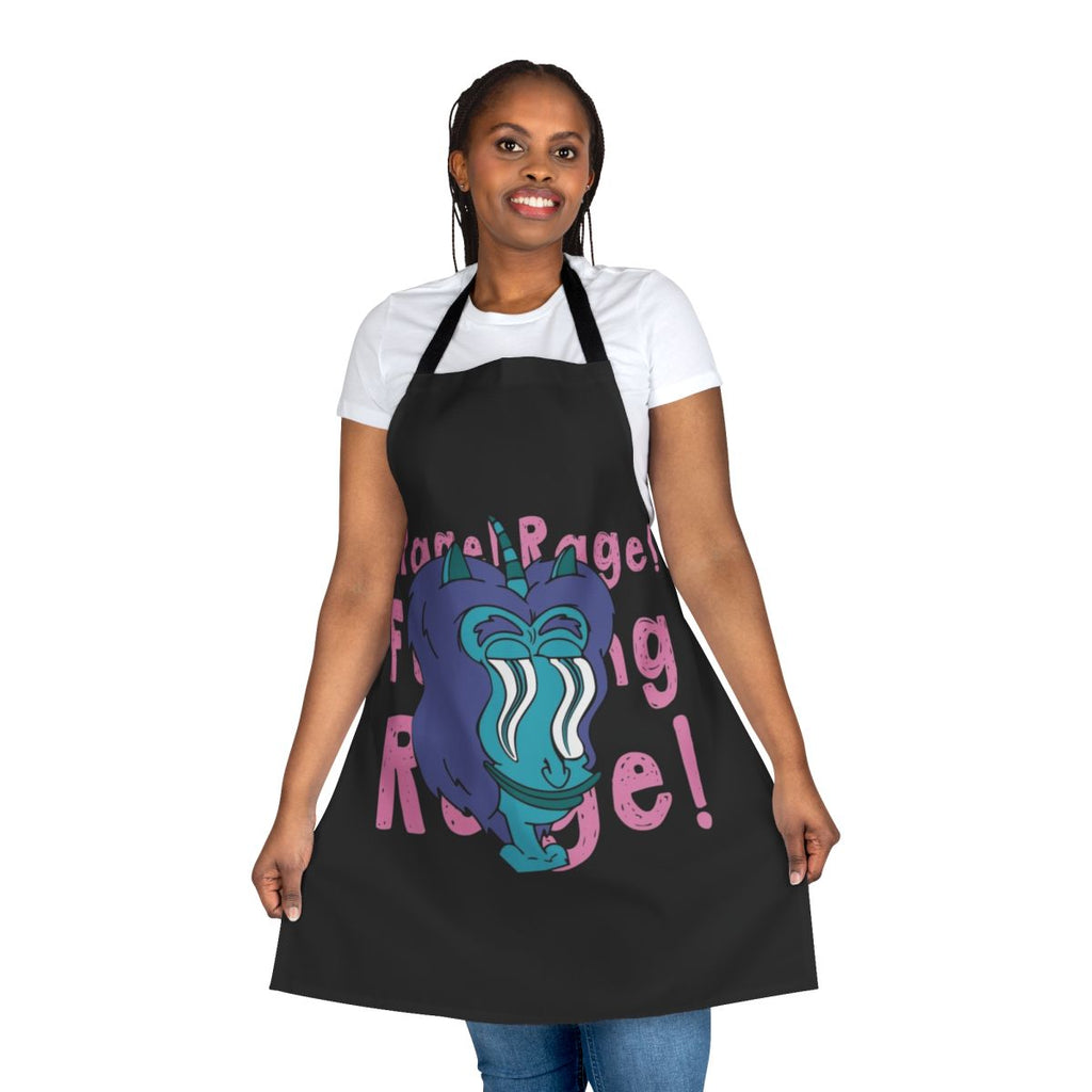Funny Big Mouth Inspired Comedy Apron with Hormone Monster Design