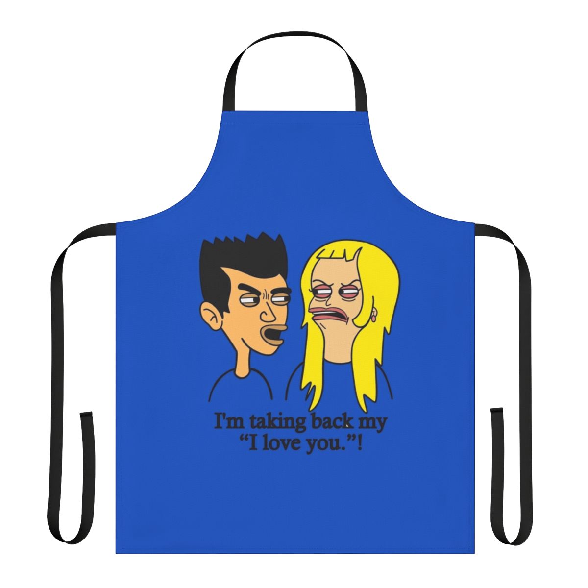 Apron featuring characters from the popular Netflix series Big Mouth
