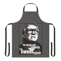 Funny apron featuring a graphic design inspired by the movie Snatch