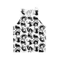 Funny Cats Collection 1 Unisex Tank Top with Cute and Simple Black and White Design