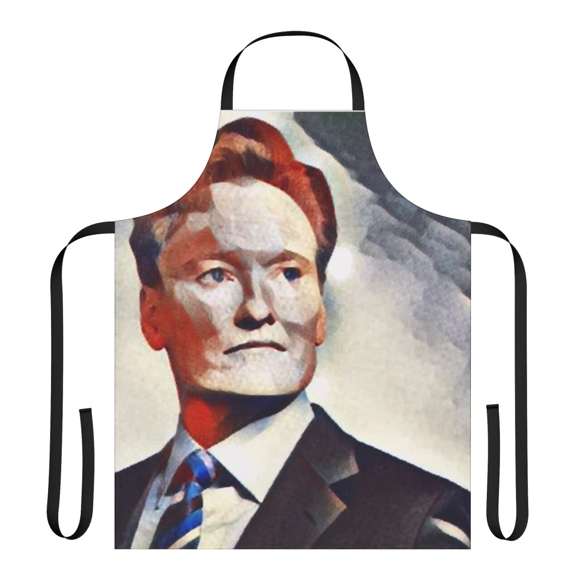 Conan O'Brien inspired apron with Team Coco branding