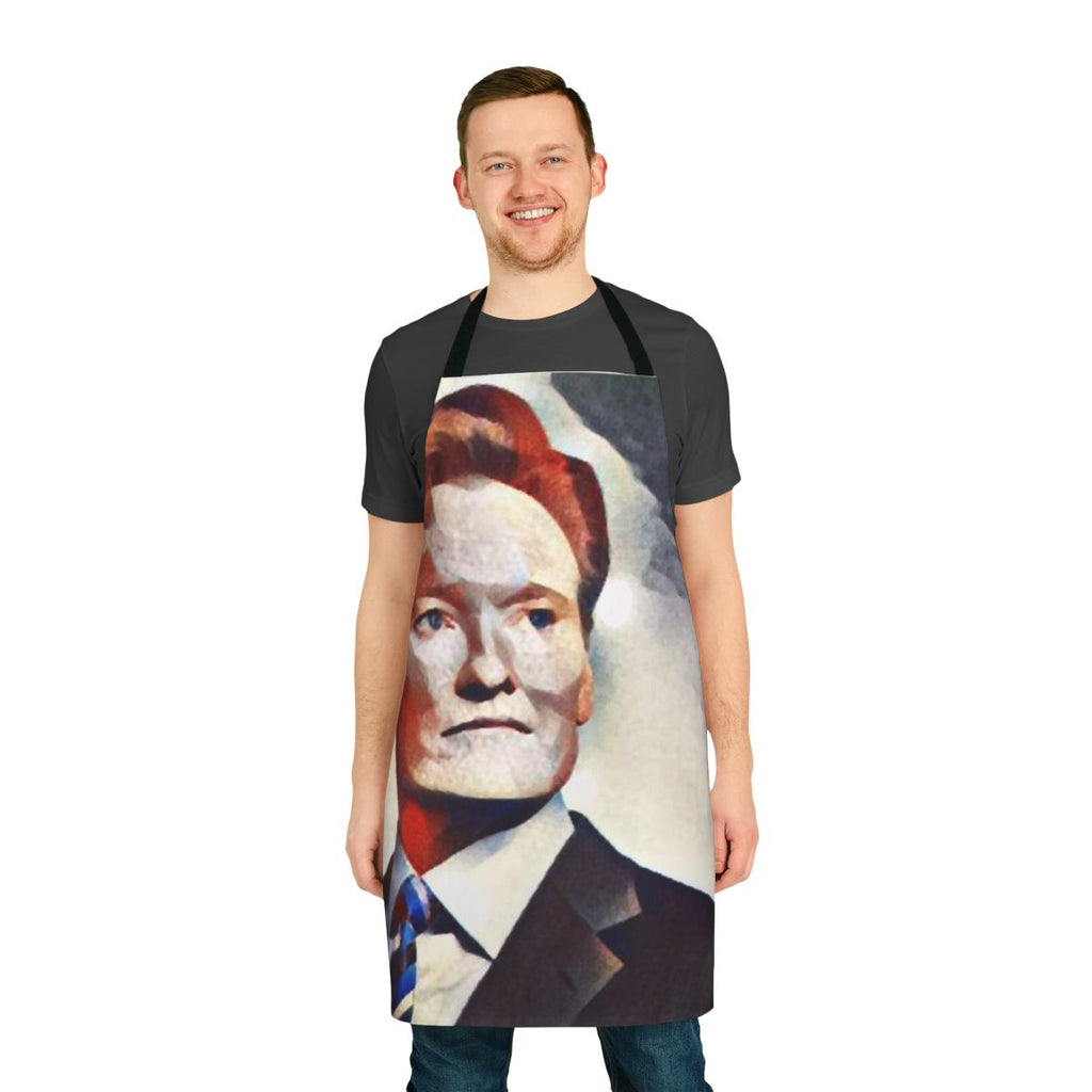 Conan O'Brien inspired apron with Team Coco branding