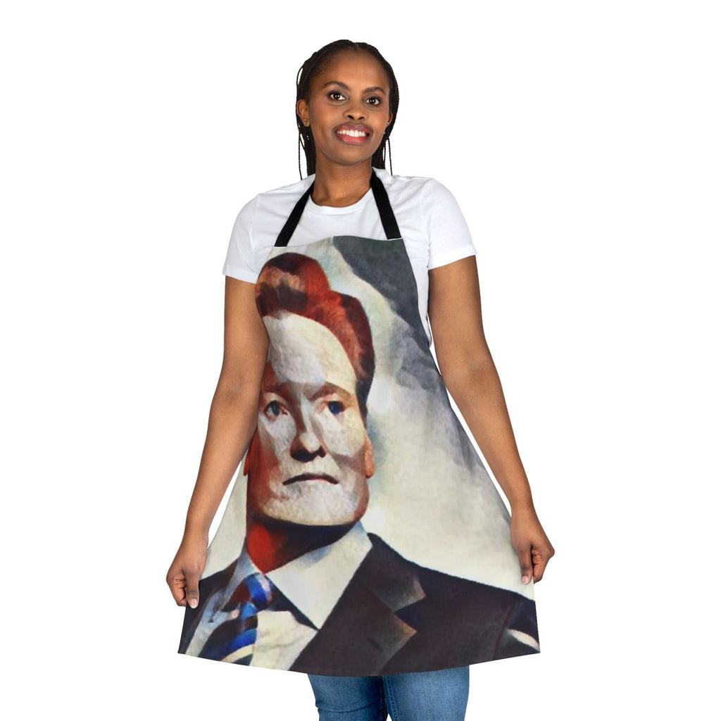 Conan O'Brien inspired apron with Team Coco branding