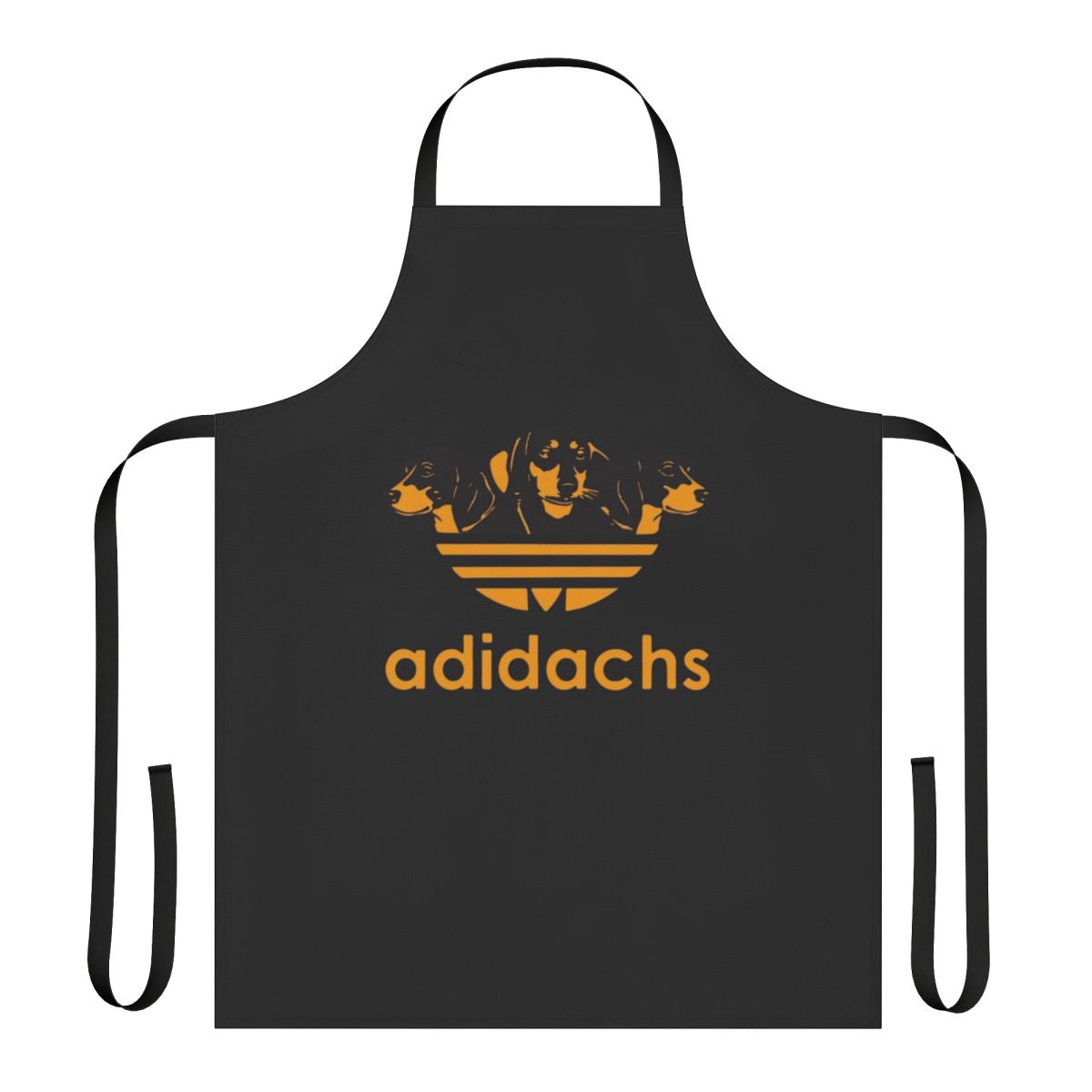 Funny dachshund design on an essential cooking apron for dog owners