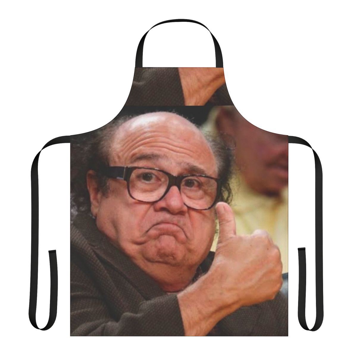 Stylish apron featuring a humorous Danny Devito design for fans of It's Always Sunny in Philadelphia