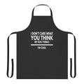 Funny dog-themed apron with the text "My Dog Thinks I'm Cool"