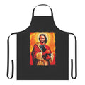 Apron featuring a dog and Keanu Reeves design, perfect for dog owners