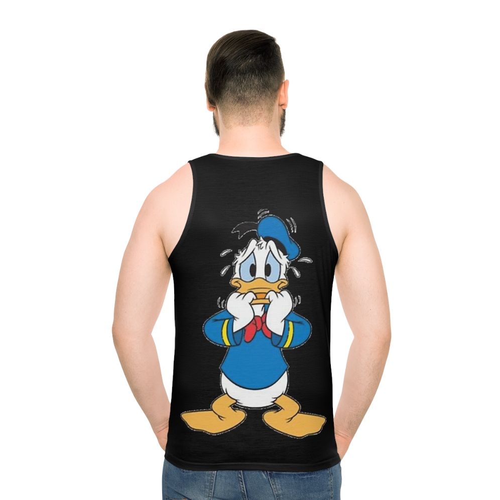Funny Donald Duck fan art unisex tank top