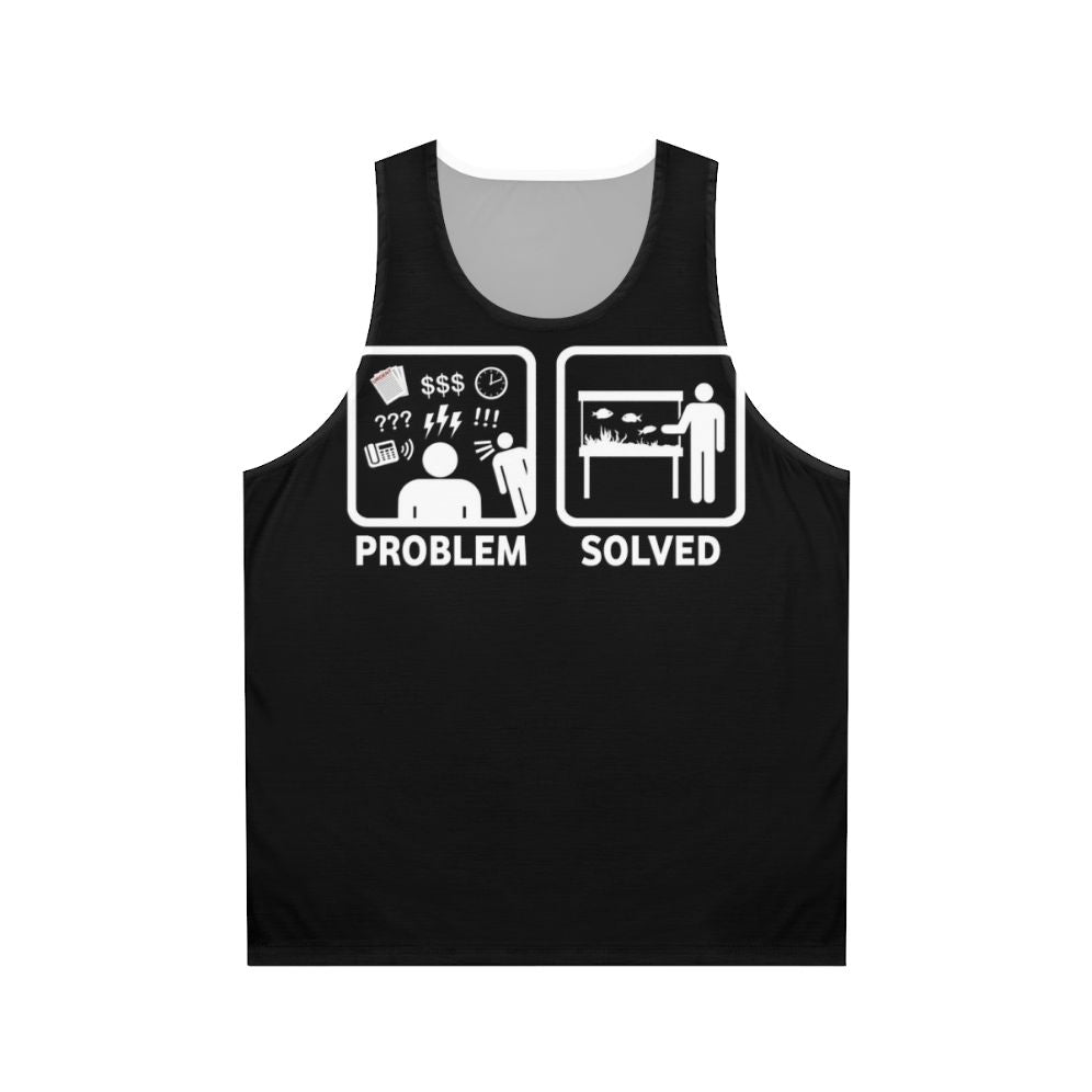 Funny Fish Keeping Unisex Tank Top