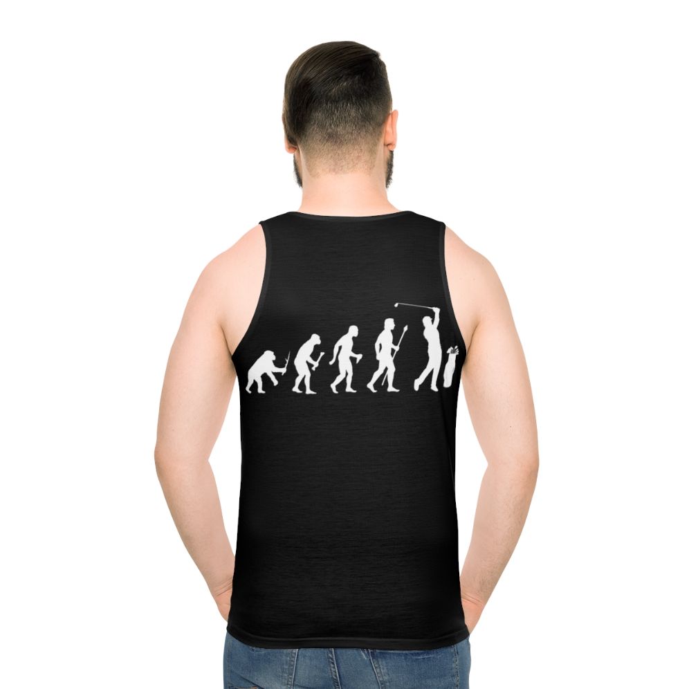Funny Evolution Of Golf Unisex Tank Top