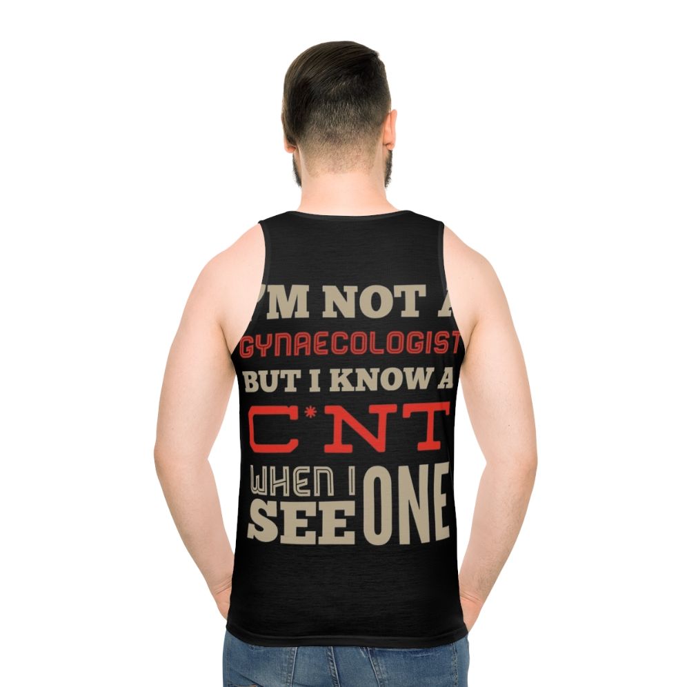 Funny gynecology professions unisex tank top
