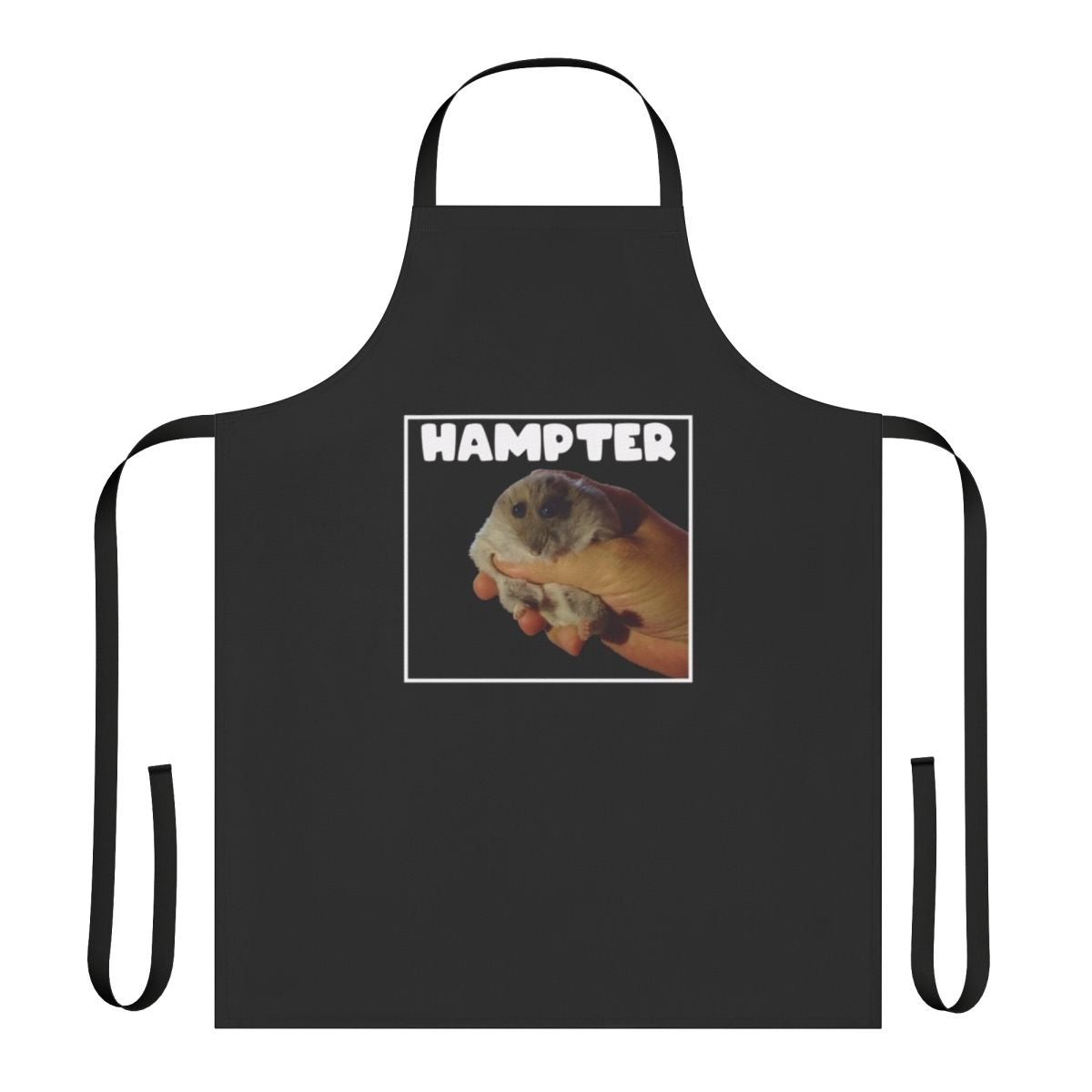 Hampter meme hamster graphic printed on a high-quality apron