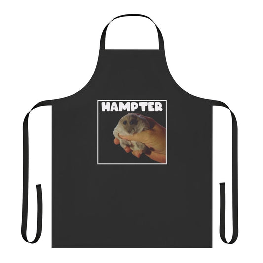 Hampter meme hamster graphic printed on a high-quality apron