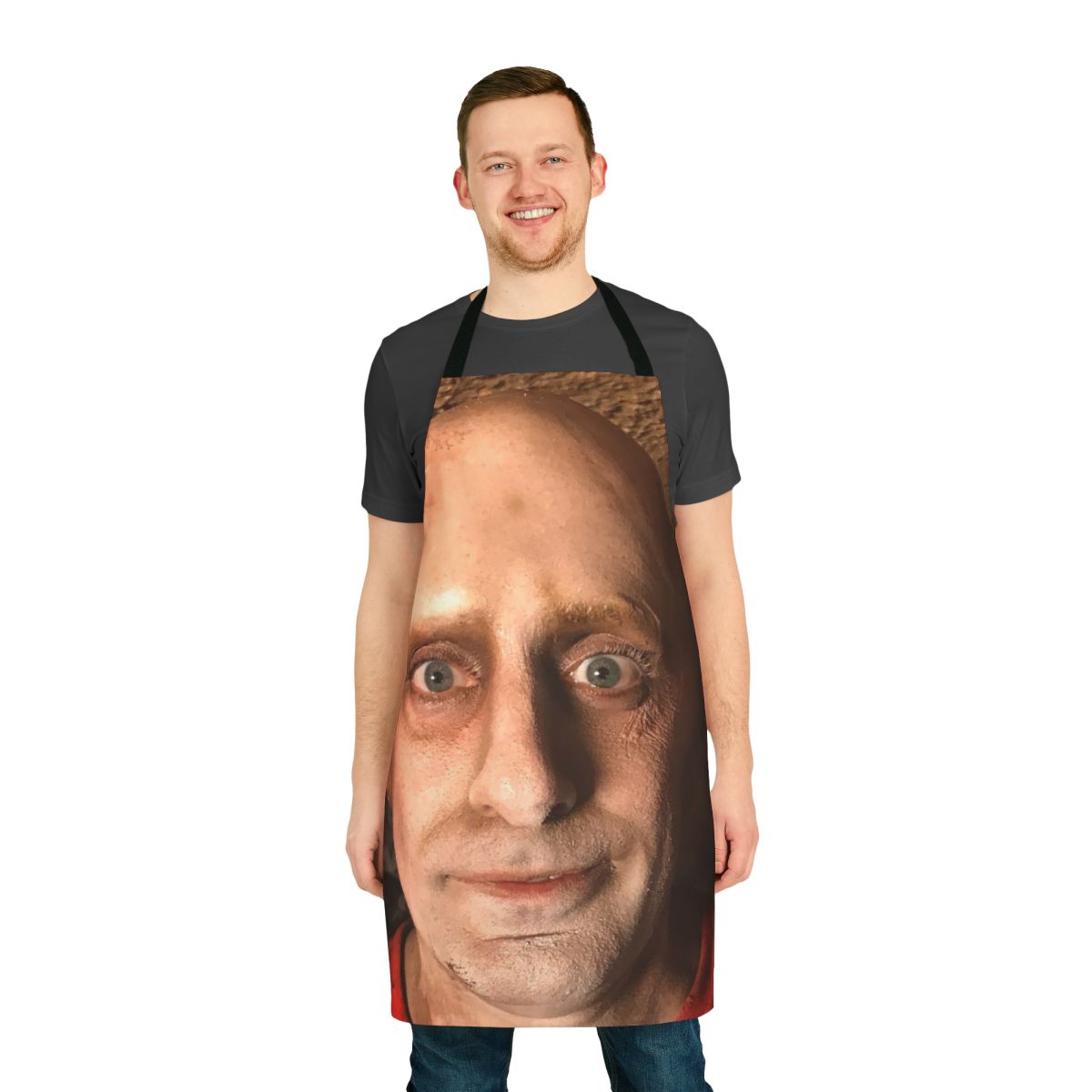 Impractical Jokers inspired apron with Joe Gatto's image