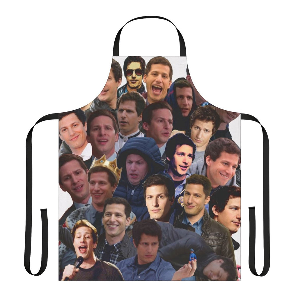 Apron featuring a humorous design inspired by the character Jake Peralta from the TV show Brooklyn Nine-Nine