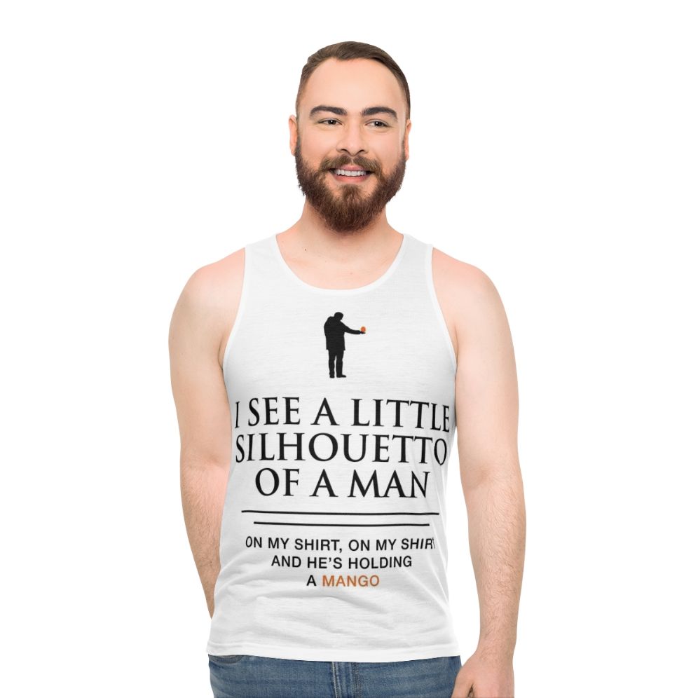 Funny mango parody unisex tank top