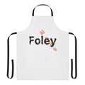 A black apron with a humorous Chris Farley-inspired "Matt Foley: Motivational Speaker" design